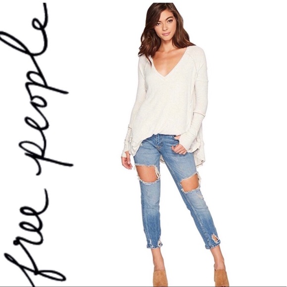 Free People Tops - NWOT FREE PEOPLE Laguna Thermal Top Ivory XS